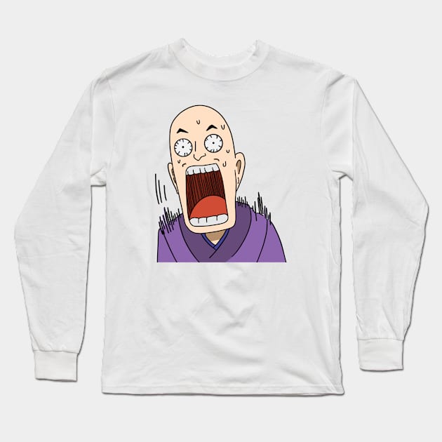 Anime Character is Shocked Long Sleeve T-Shirt by HEXIZ